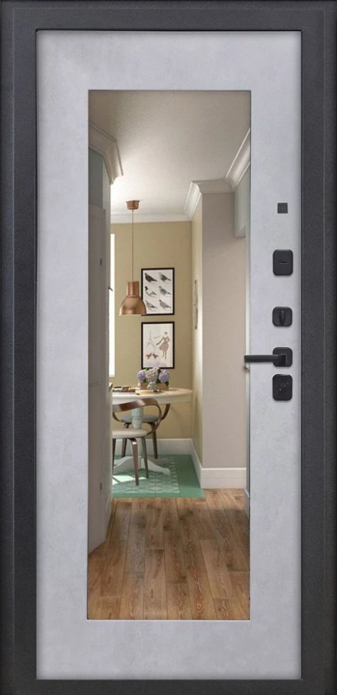 Входная дверь ДвериПРО Берген ФЛЗ-603 Бетон снежный DPRO221102 внутренняя сторона