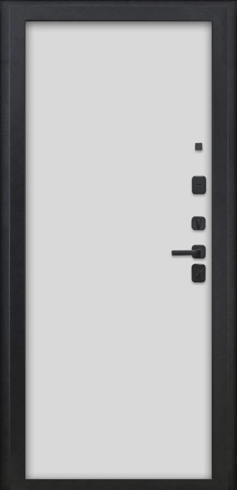 Входная дверь ДвериПРО Росна Гладкая Белый матовый DPRO227905 внутренняя сторона