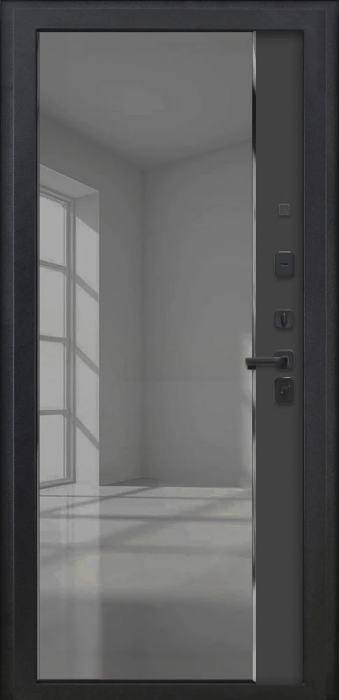 Входная дверь ДвериПРО L Термо ФЛЗ-618 черный кварц DPRO220909 внутренняя сторона